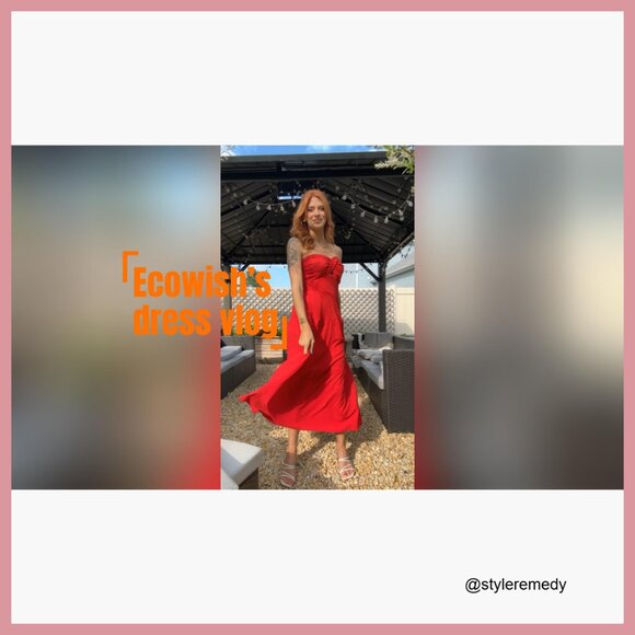 Strapless Maxi Dress Off Shoulder Hollow Out Smocked A Line - Picture 7 of 7